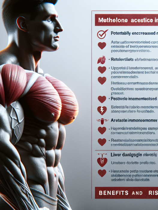 Acetato di metenolone nel bodybuilding: benefici e rischi
